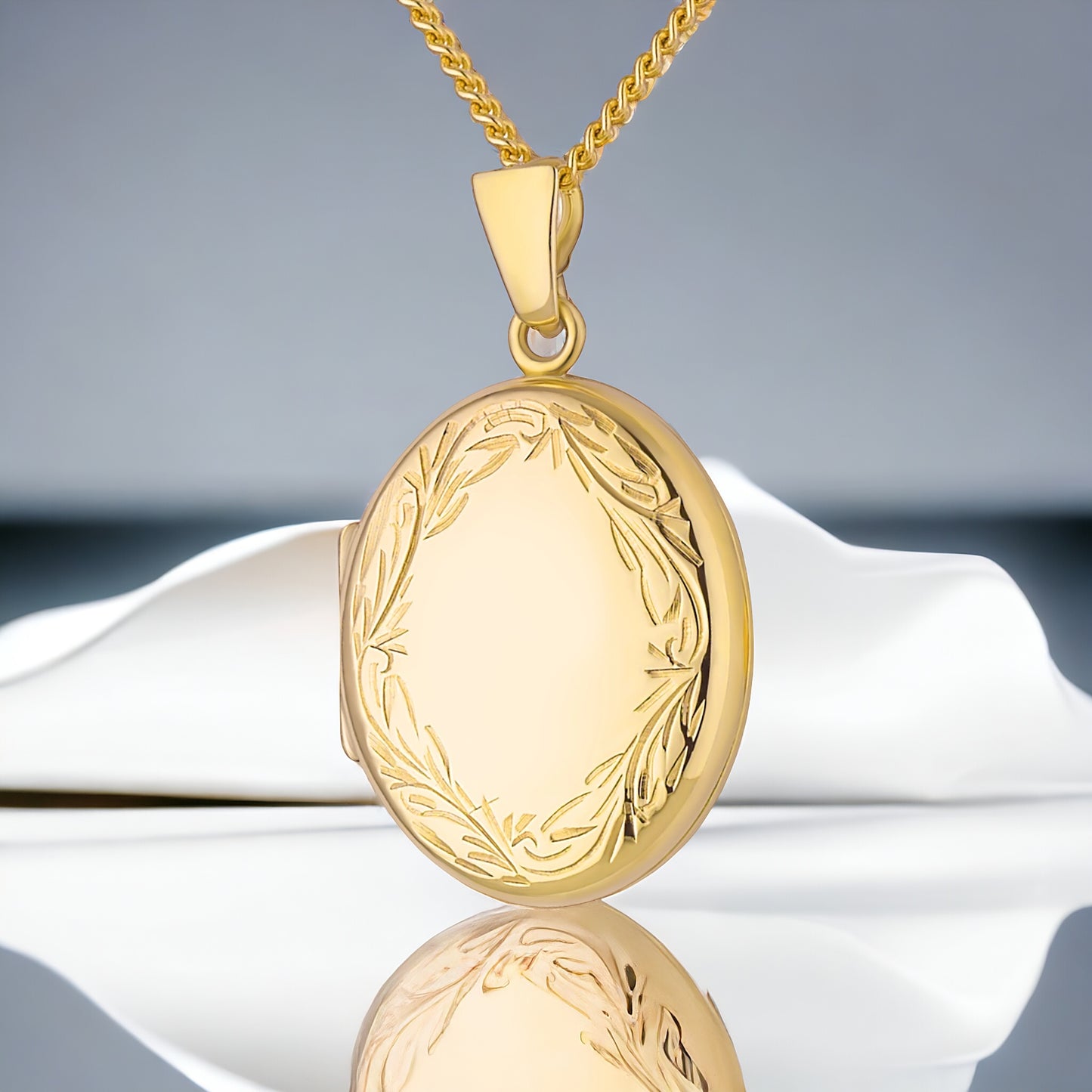 Harper -  9ct Yellow Gold Locket Necklace