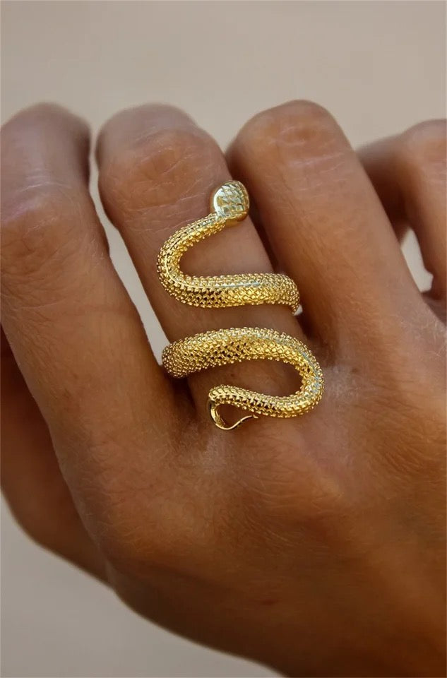 SNAKE SILVER 925 RING